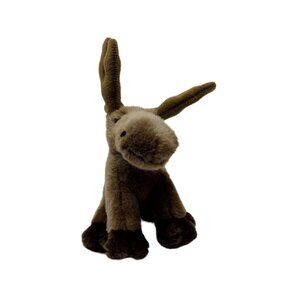 Viahart Martin the Moose 7" Stuffed Animal Plush Moose Brown 2019